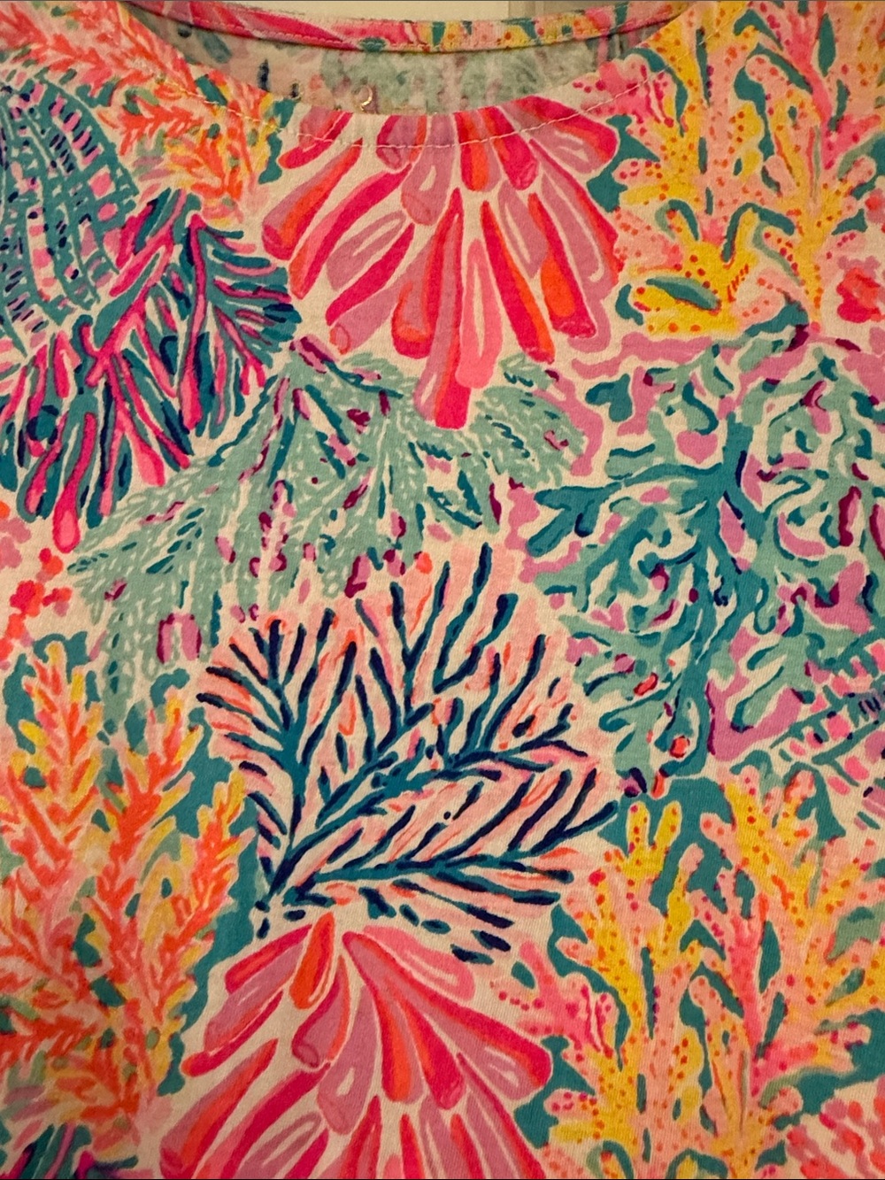 Lilly Pulitzer Girls Multicolor Coral Reef Print Dress - Picture 2 of 8